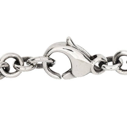 Tiffany Sterling Silver Black Onyx 8mm Bead Paloma Picasso Leaf Bracelet 3 of 3
