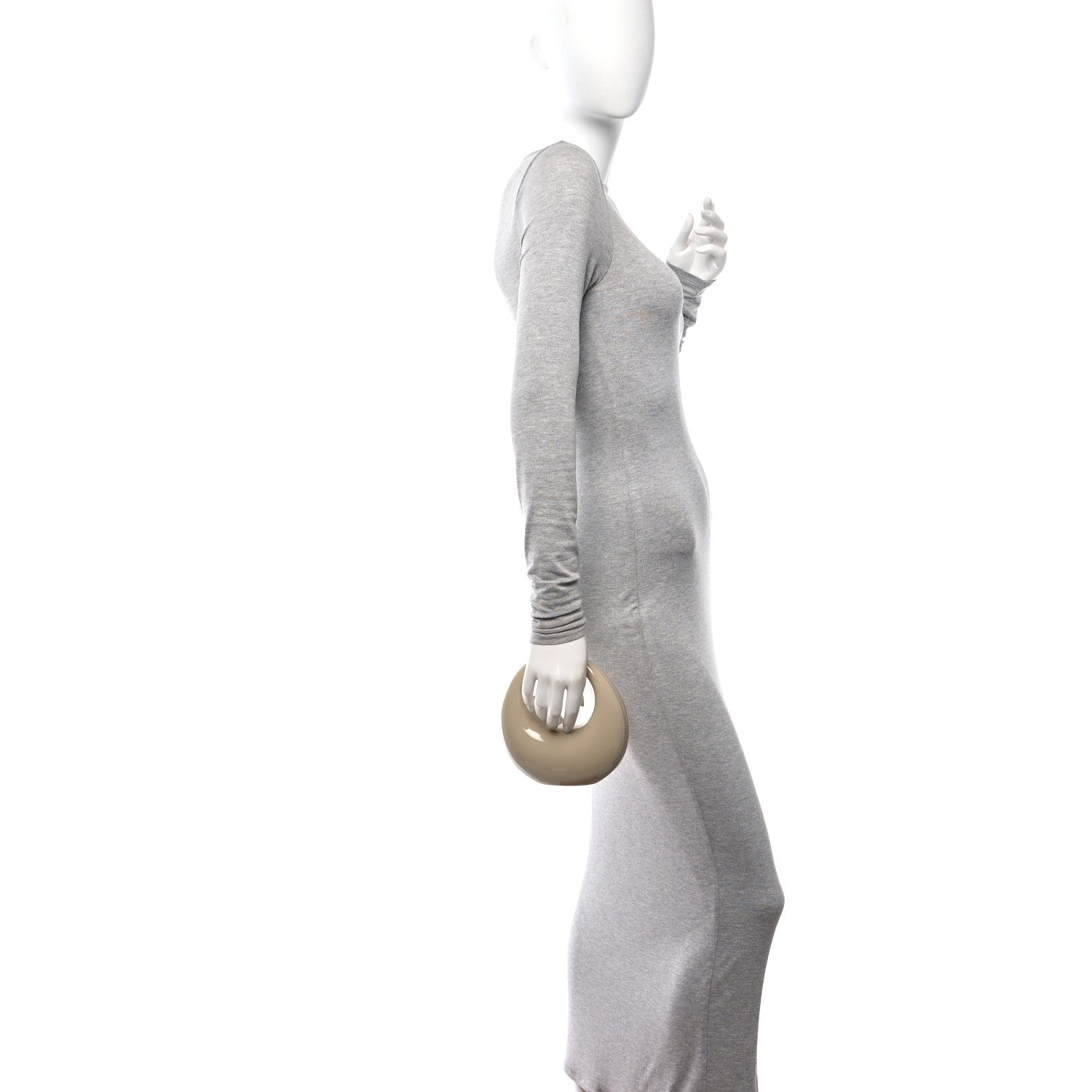 Khaite Plexiglass Olivia Sculpture Bag Neutral 2 of 8