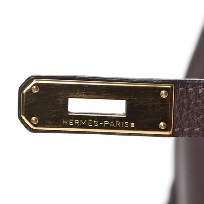 Hermes Togo Birkin 35 Chocolate 19 of 38