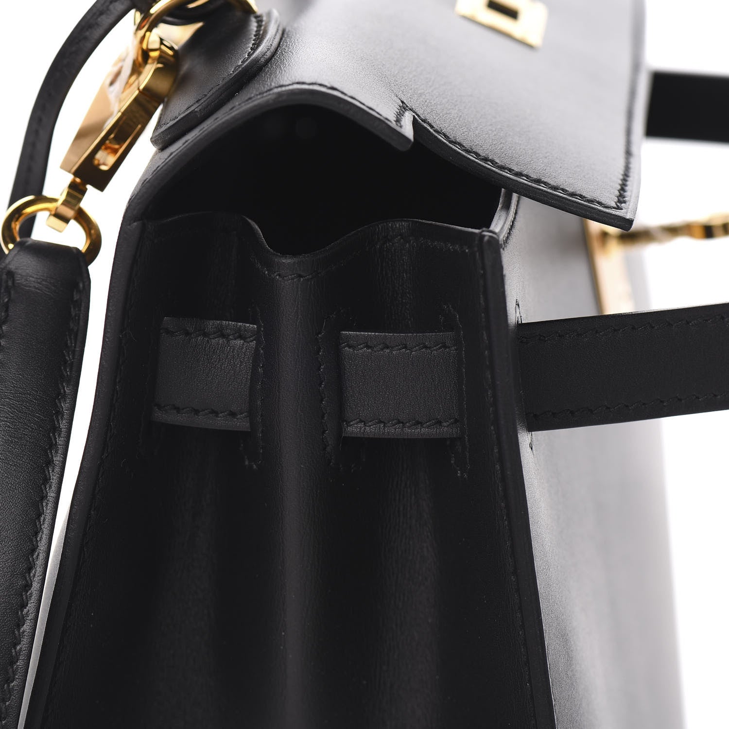 Hermes Sombrero Kelly Sellier 28 Black 23 of 36