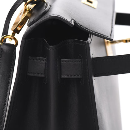 Hermes Sombrero Kelly Sellier 28 Black 23 of 36