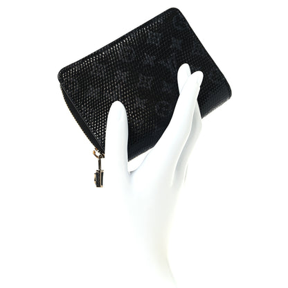 Louis Vuitton Lizard Monogram Wallet Black 2 of 8