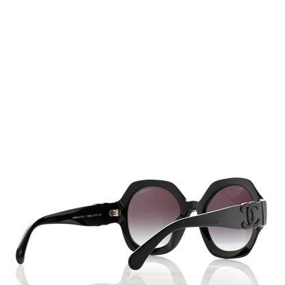 Chanel Acetate CC Sunglasses 71393A Black 4 of 6