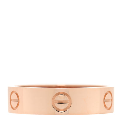 Cartier 18K Pink Gold 5.5mm LOVE Ring 62 10 4 of 5