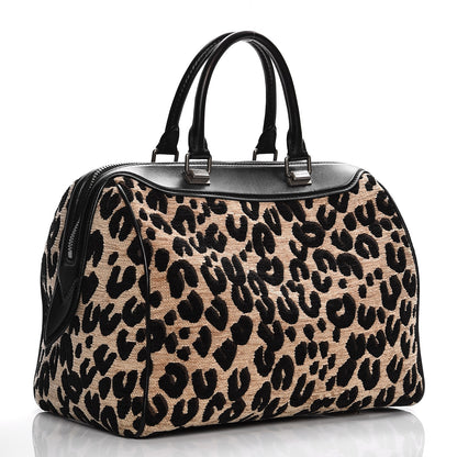 Louis Vuitton Jacquard Velvet Leopard Print Stephen Sprouse Speedy 3 of 12