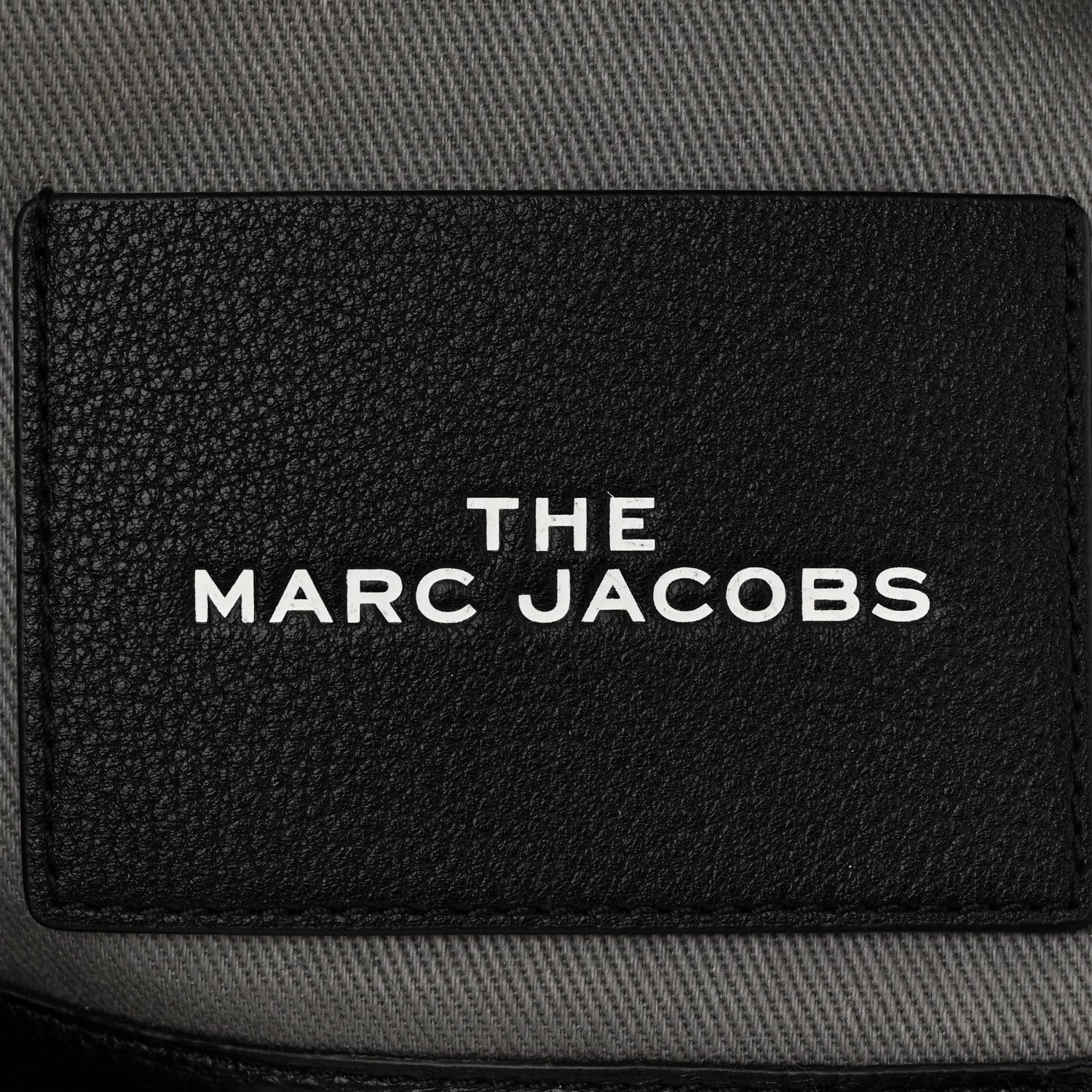 Marc Jacobs Grained Calfskin Small The Tote Bag Black 6 of 14