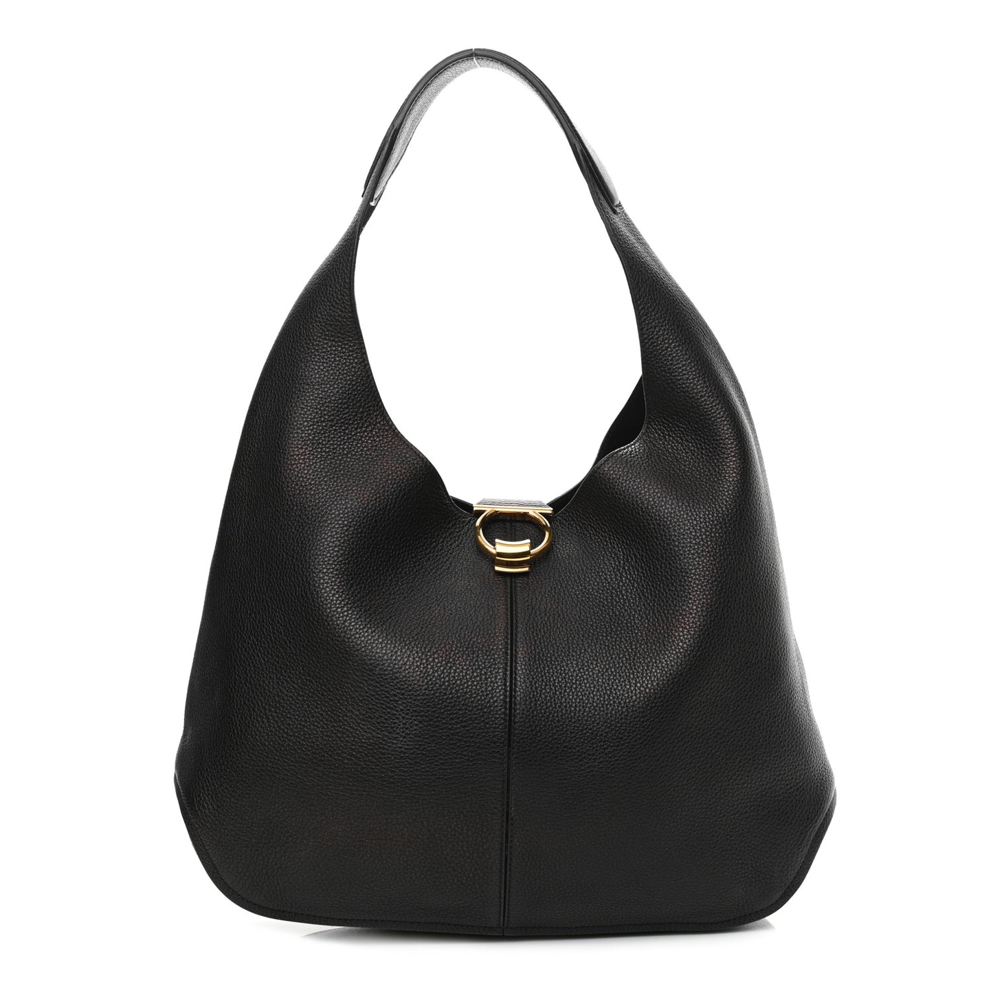 Calfskin Margot Hobo Black