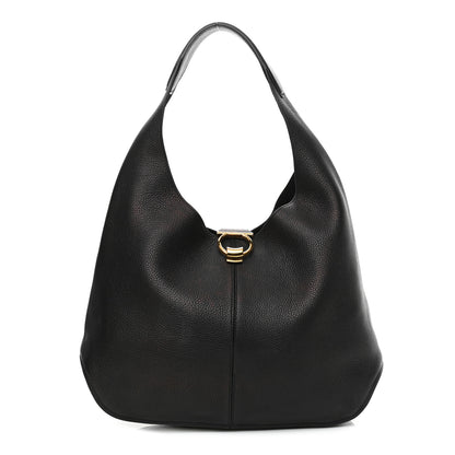 Salvatore Ferragamo Calfskin Margot Hobo Black 3 of 11