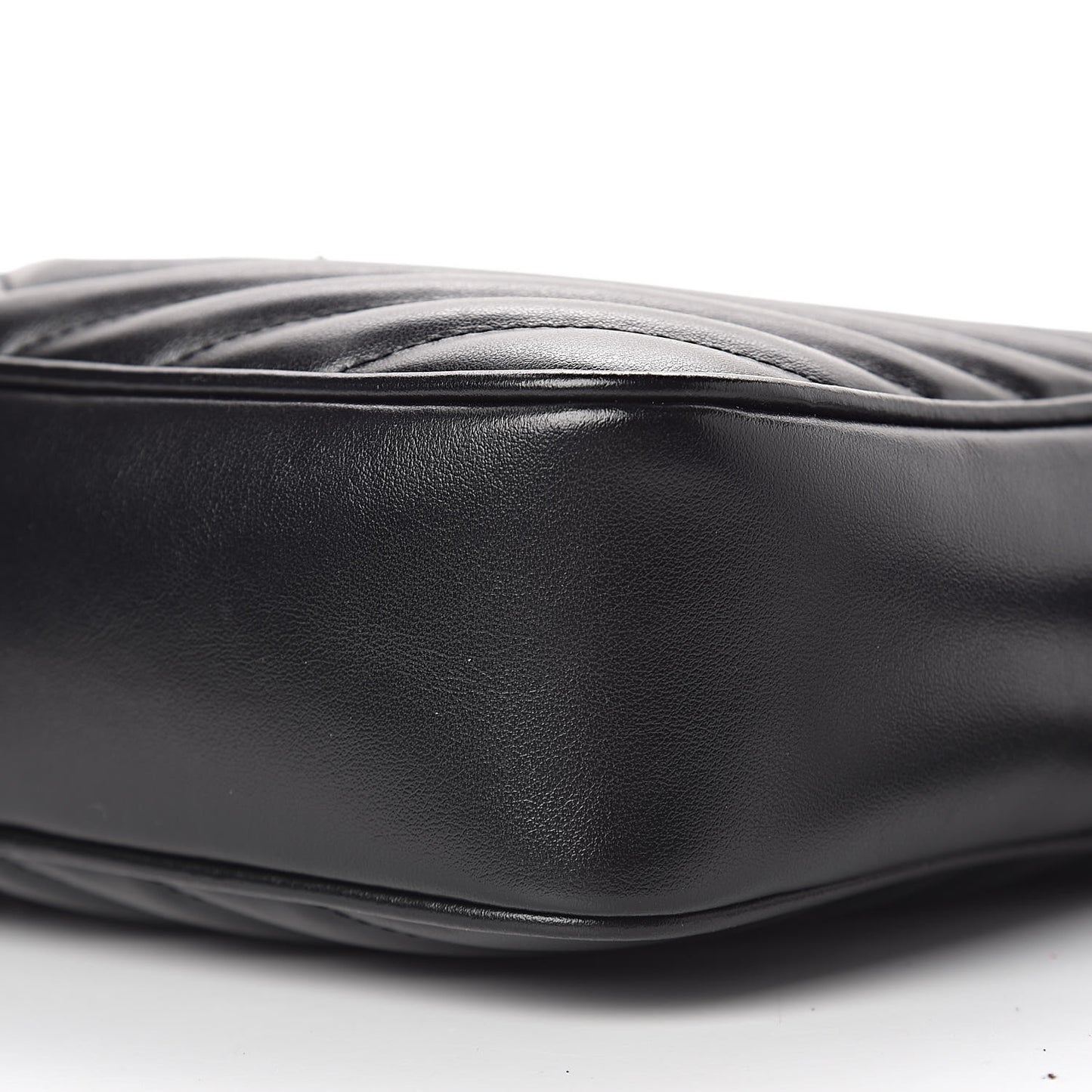 Calfskin Matelasse Monogram Lou Camera Bag Black