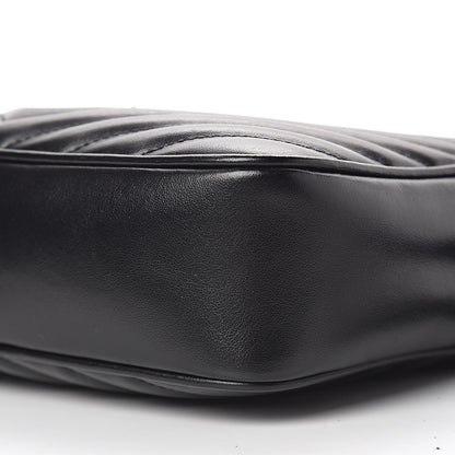Saint Laurent Calfskin Matelasse Monogram Lou Camera Bag Black 10 of 11