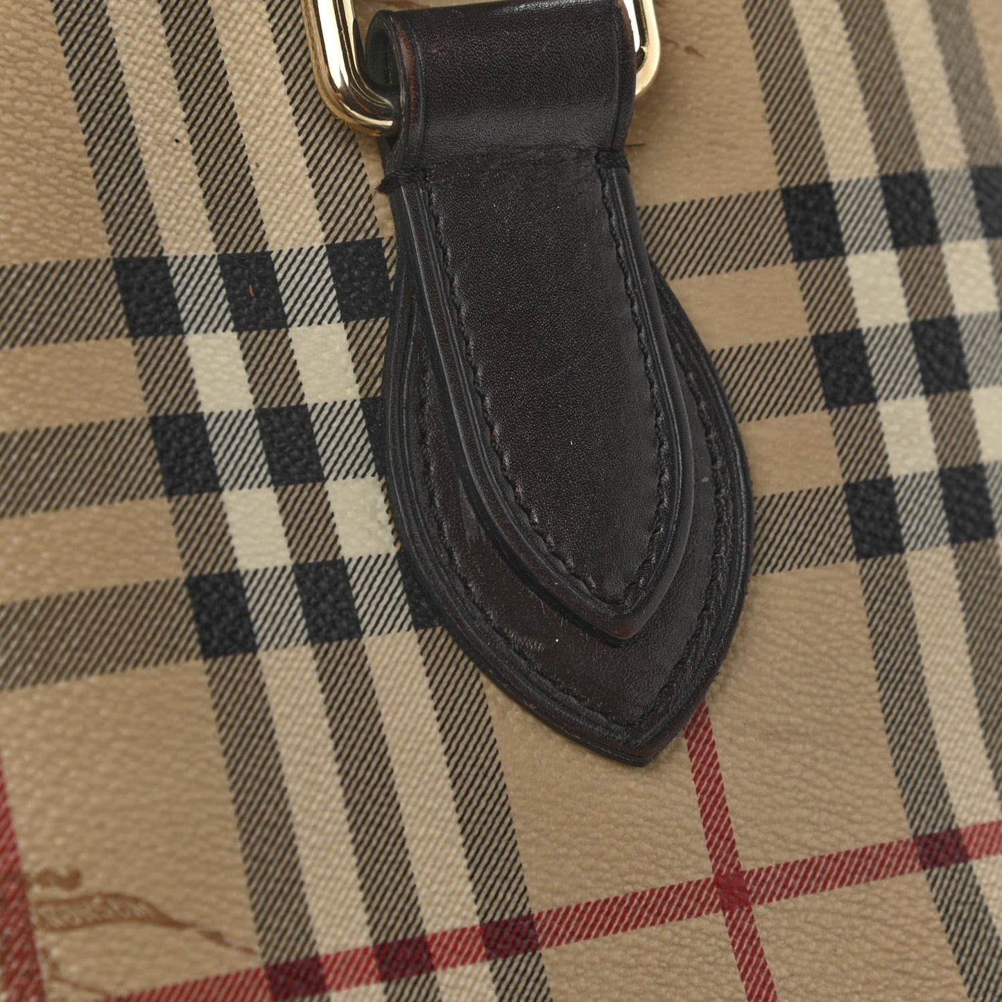 Haymarket Check Medium Regent Tote Chocolate