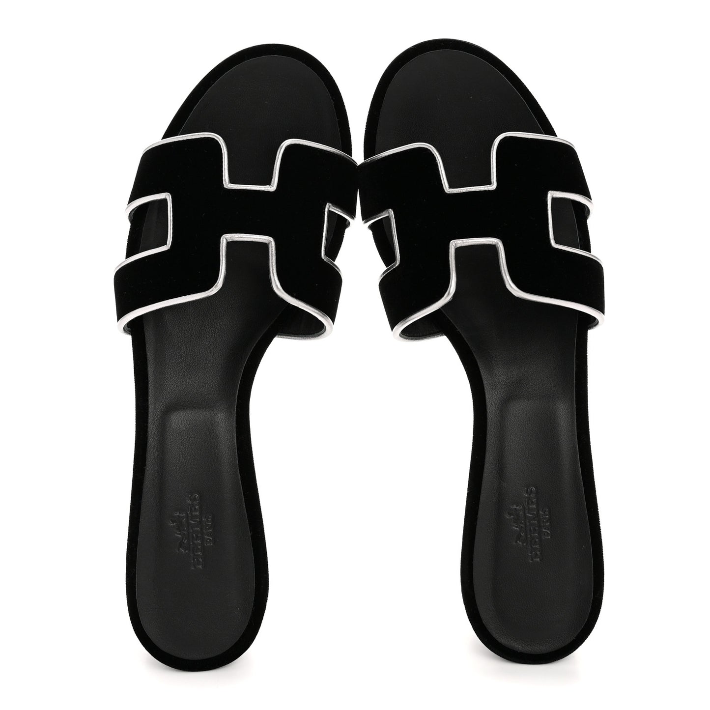 Velvet Nappa Oasis Sandals 39  39 Argent Vieilli