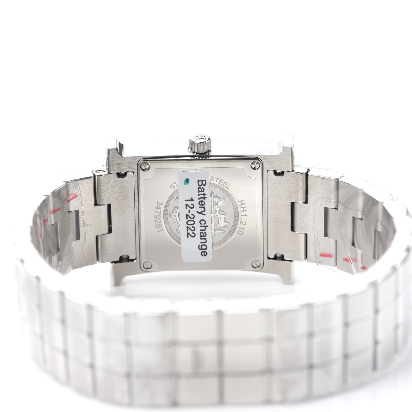 Stainless Steel Diamond Mother of Pearl 21mm Heure H Hour Quartz Watch