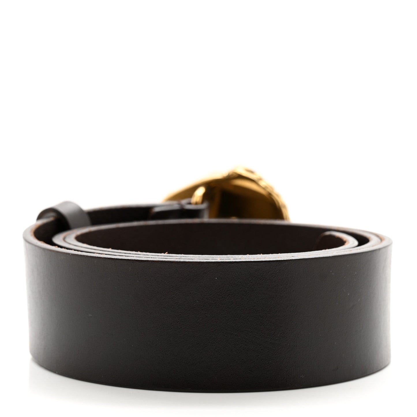 Calfskin Horsehead G Belt 85 34 Brown