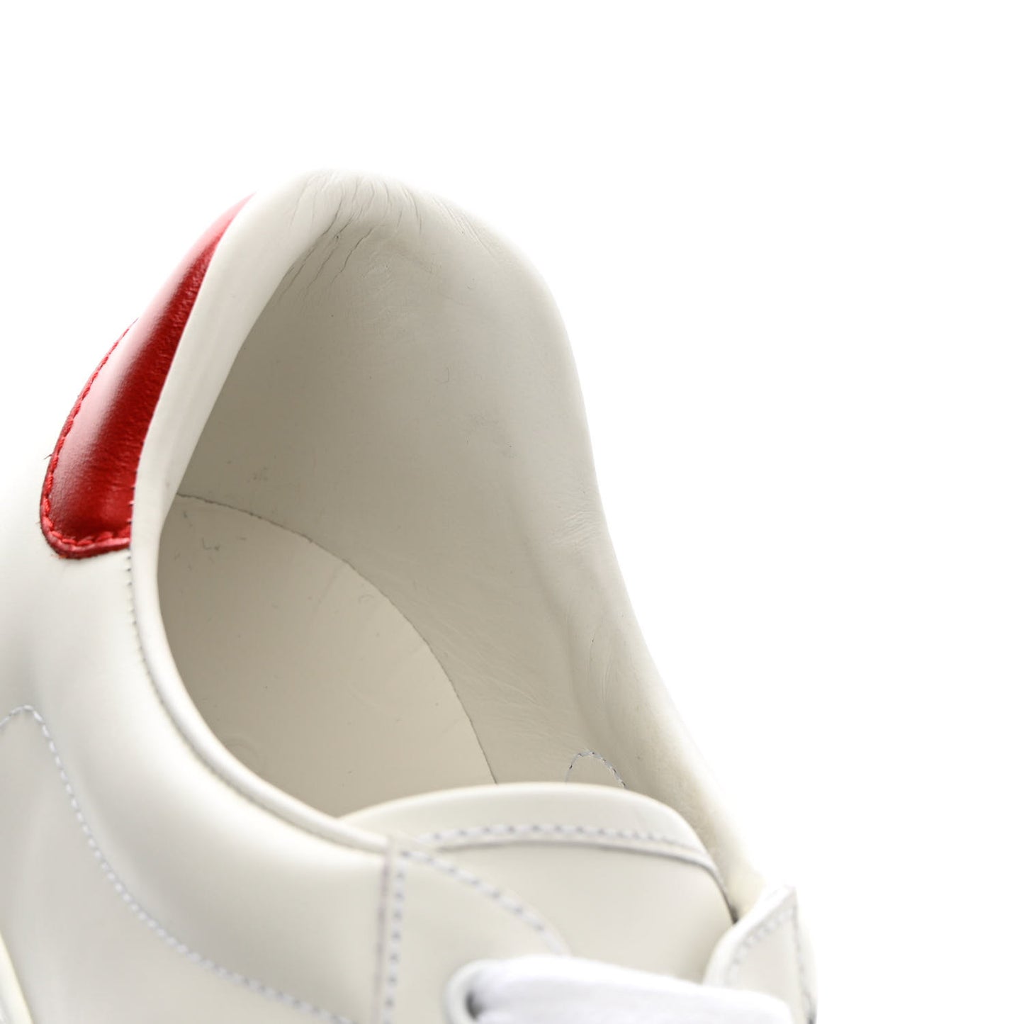 Calfskin Mens Green Panther Print Ace Sneakers 10.5 White