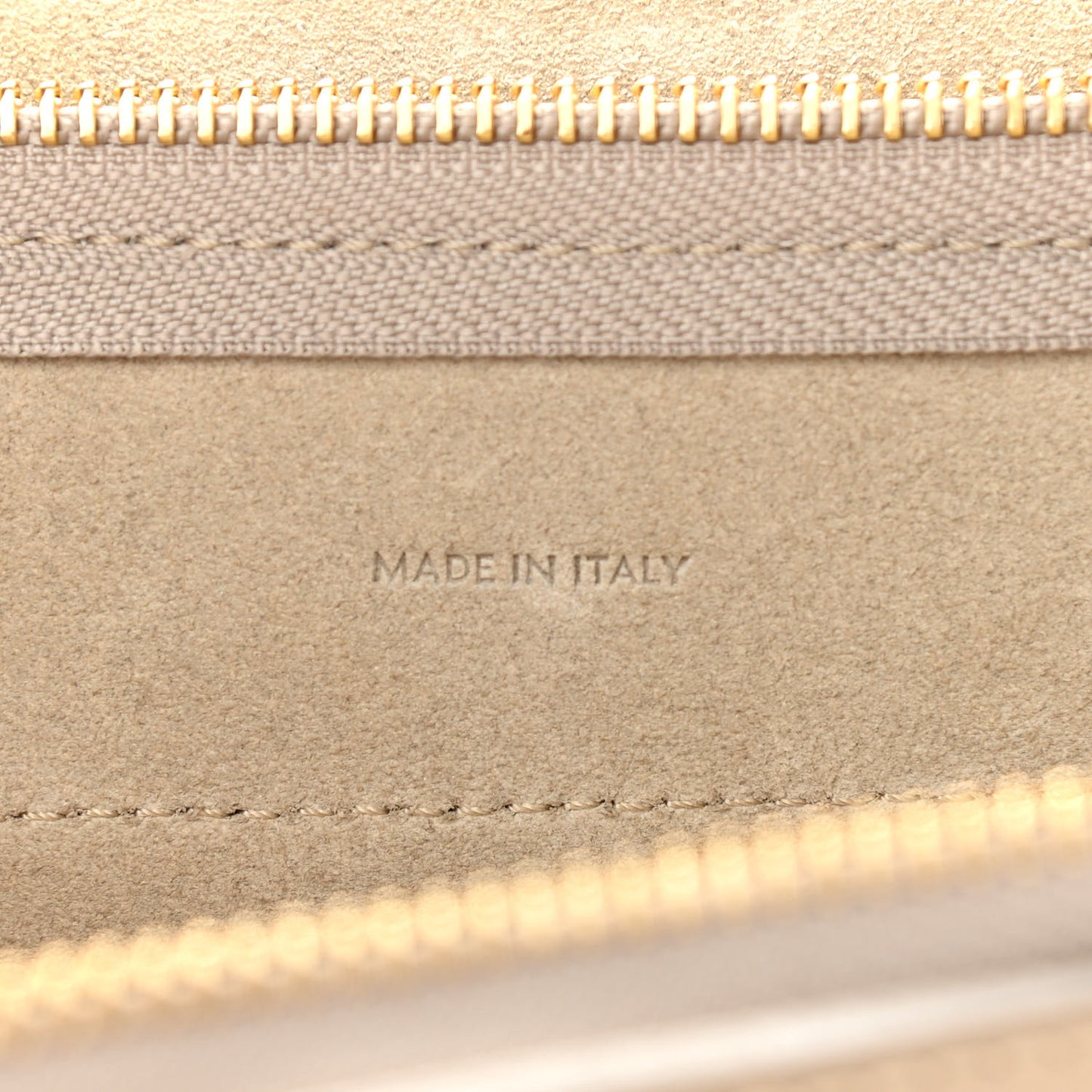 Grained Calfskin Nano Belt Bag Light Taupe