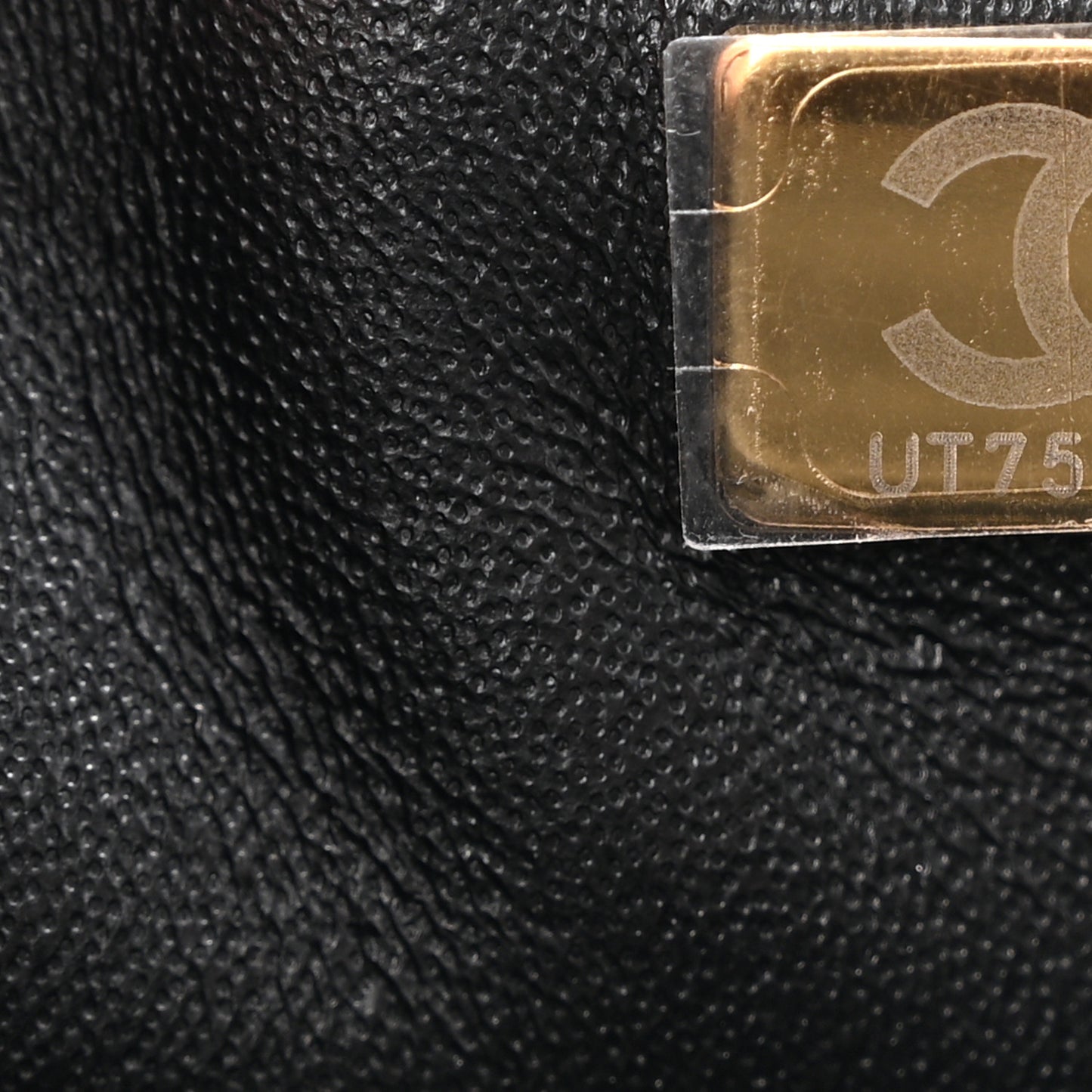 Lambskin Quilted Mini Rectangular Flap Black Black