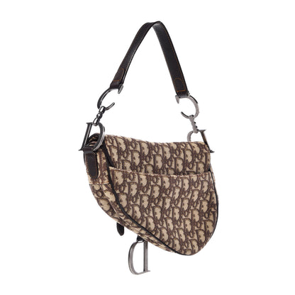 Christian Dior Monogram Saddle Bag Dark Brown 3 of 12
