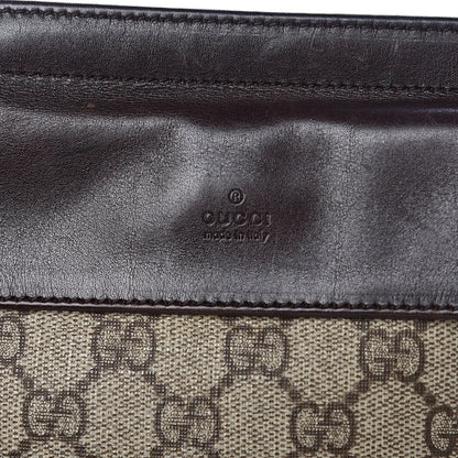 Gucci GG Plus Monogram Double Pocket Belt Bag Dark Brown 7 of 12