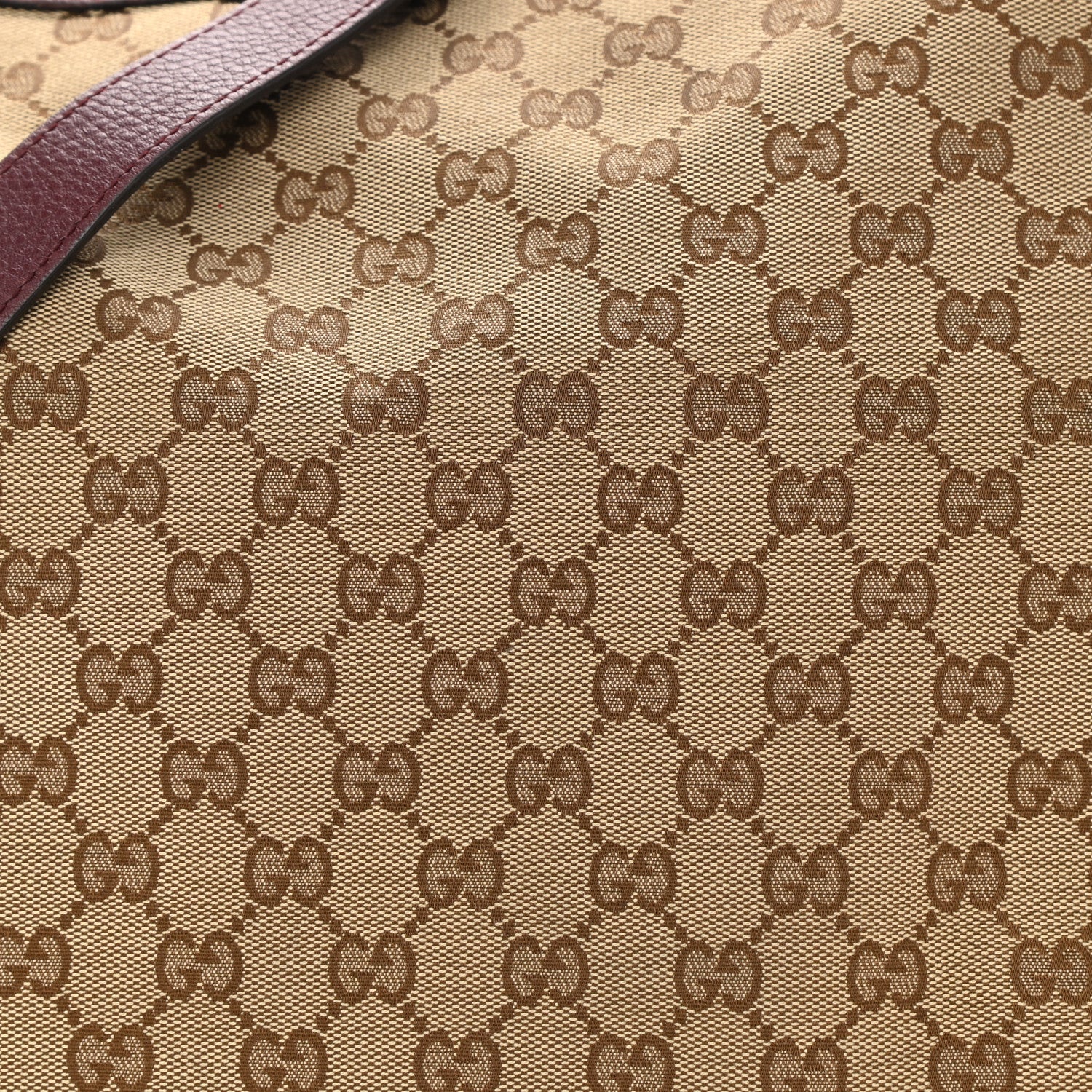 Gucci Monogram Medium Diana Bamboo Shoulder Bag Dark Purple 11 of 18