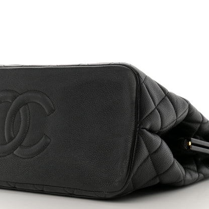 Chanel Caviar Quilted Frame Shoulder Bag Black 11 of 11