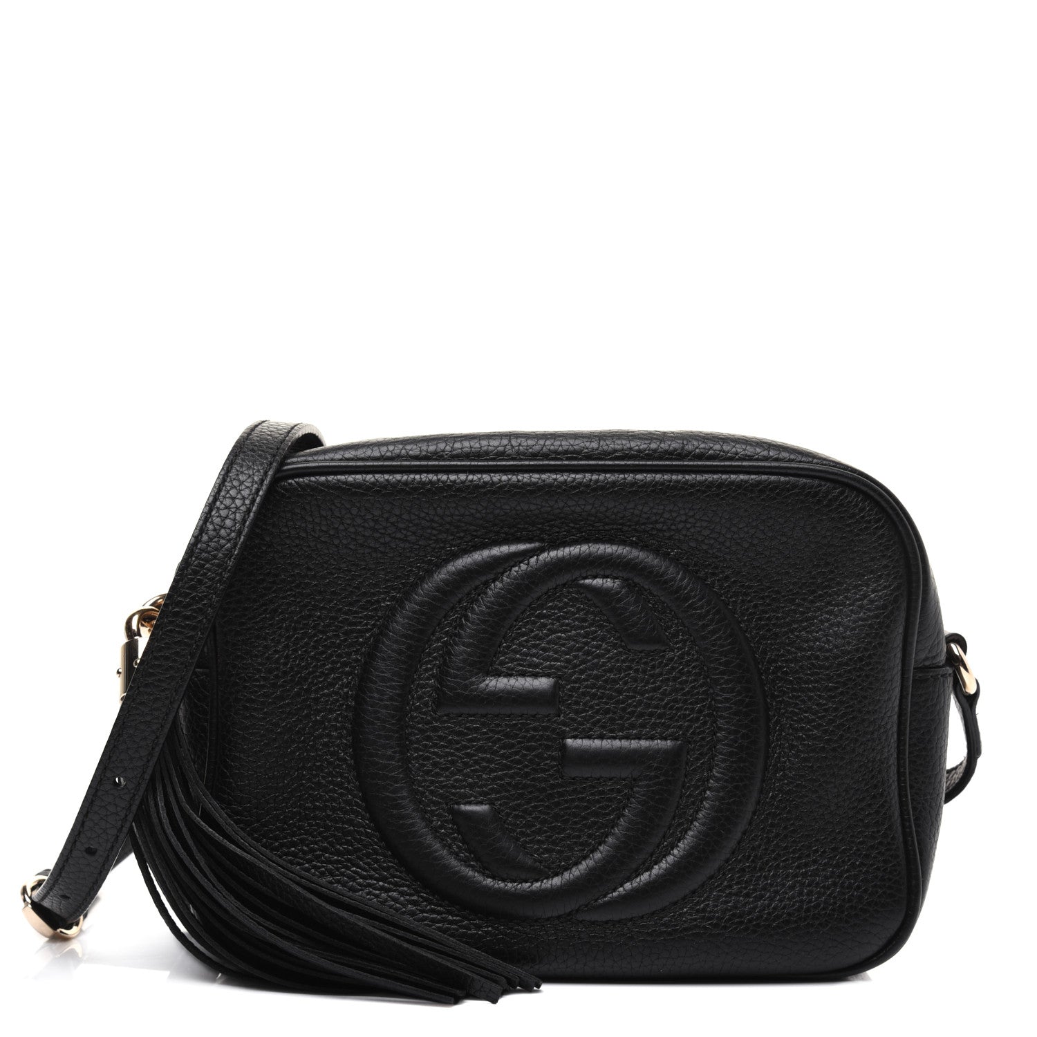 Gucci Pebbled Calfskin Small Soho Disco Bag Black 1 of 17