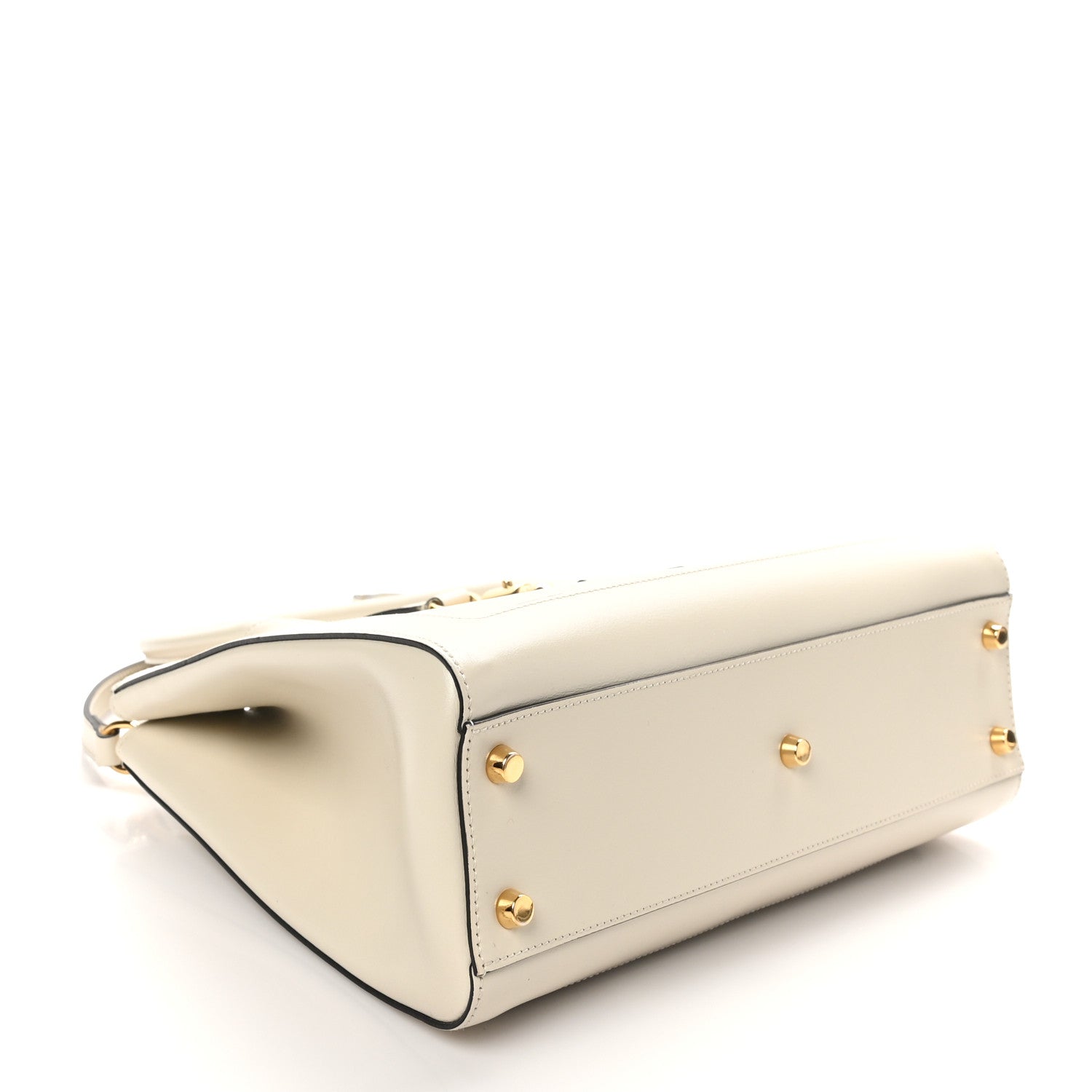 Gucci Boarded Plutone Calfskin Medium Jackie 1961 Tote Mystic White 4 of 10