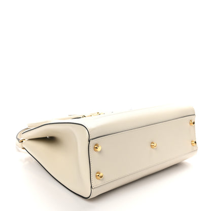 Gucci Boarded Plutone Calfskin Medium Jackie 1961 Tote Mystic White 4 of 10