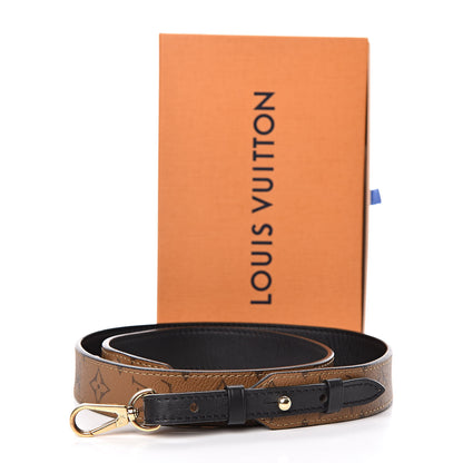 Louis Vuitton Reverse Monogram Bandouliere Shoulder Strap XL Black 6 of 6