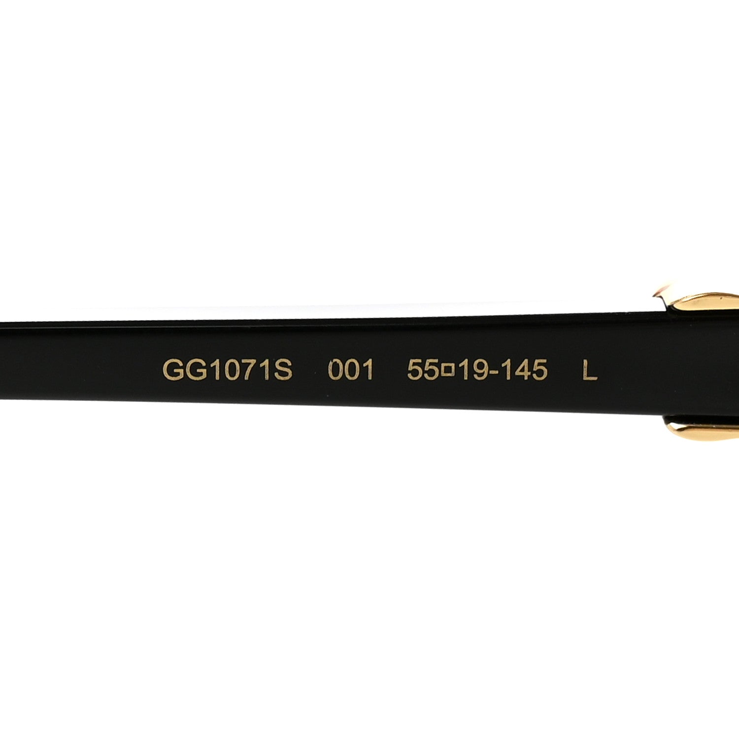 Gucci Acetate Round Sunglasses GG1071S Black 6 of 7