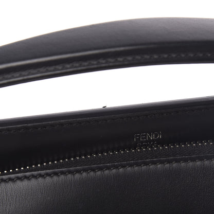 Fendi Vitello Baltico Dolce DotCom Satchel Black 7 of 10