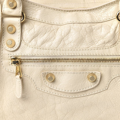 Balenciaga Agneau Giant 12 Gold Hardware City Blanc Creme Light Craie 8 of 14