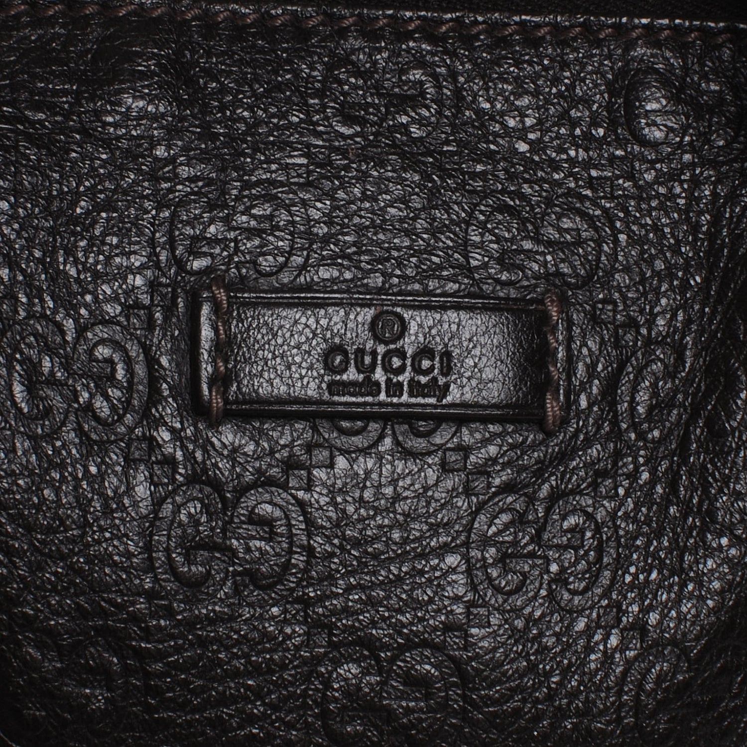 Gucci Guccissima Large Carry On Duffle Chocolate 5 of 8