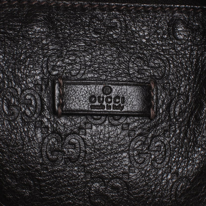 Gucci Guccissima Large Carry On Duffle Chocolate 5 of 8