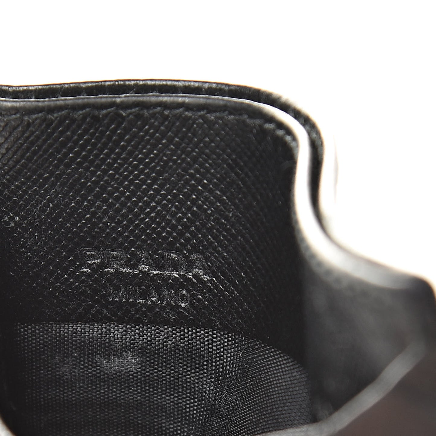 Saffiano Card Case Black