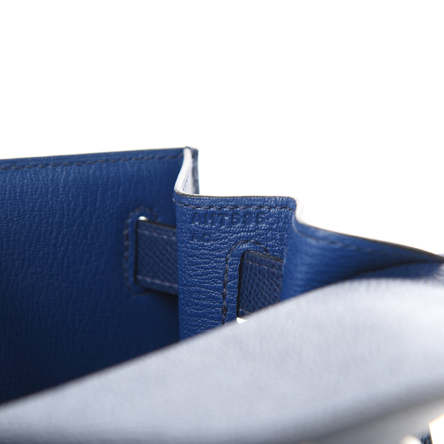 Epsom Kelly Sellier 28 Bleu Saphir