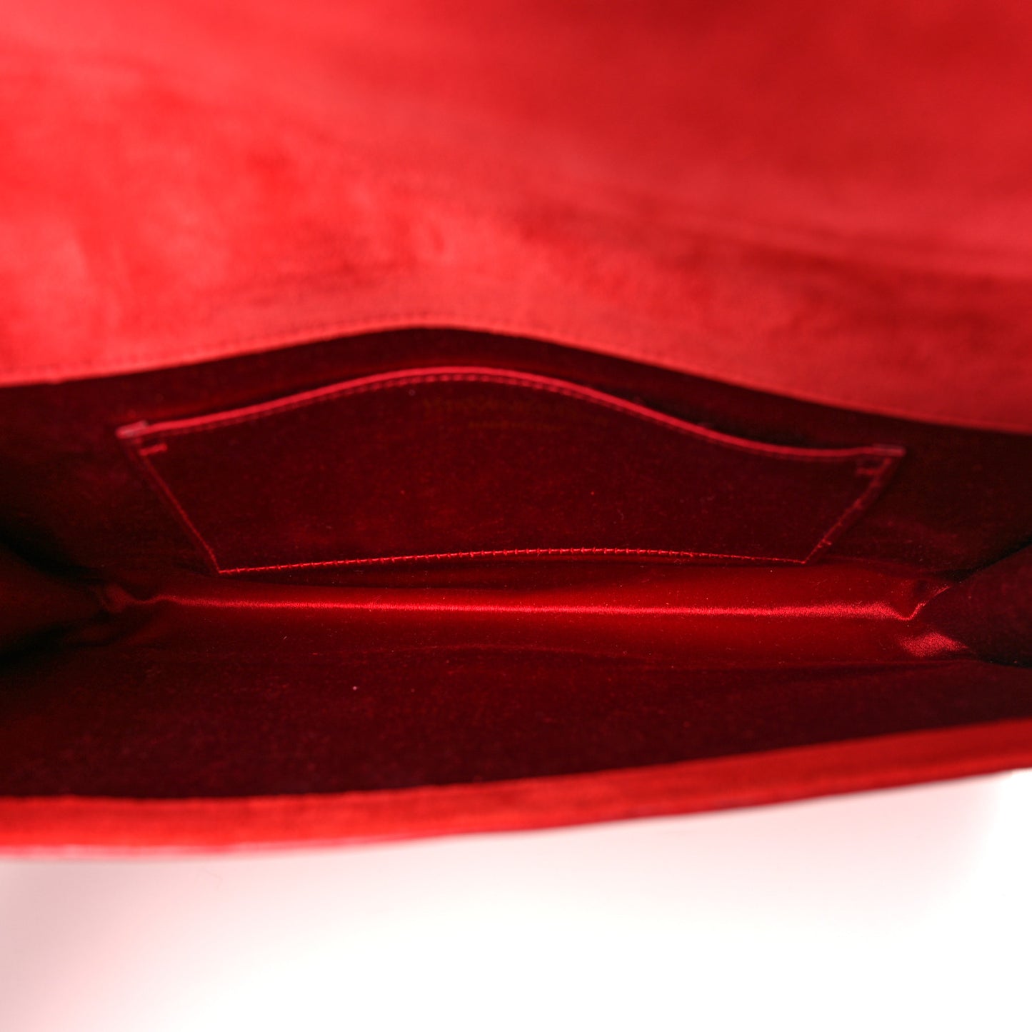 Patent Monogram Large Belle De Jour Clutch Red