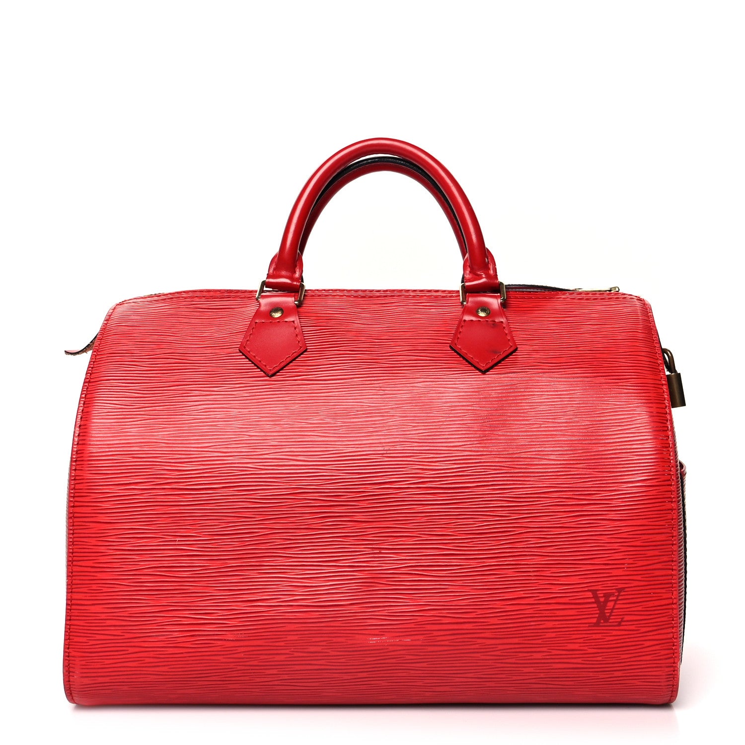 Louis Vuitton Epi Speedy 30 Castillan Red 1 of 15