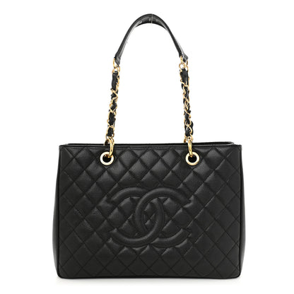 Chanel Caviar Quilted Grand Shopping Tote GST Black 1 of 13