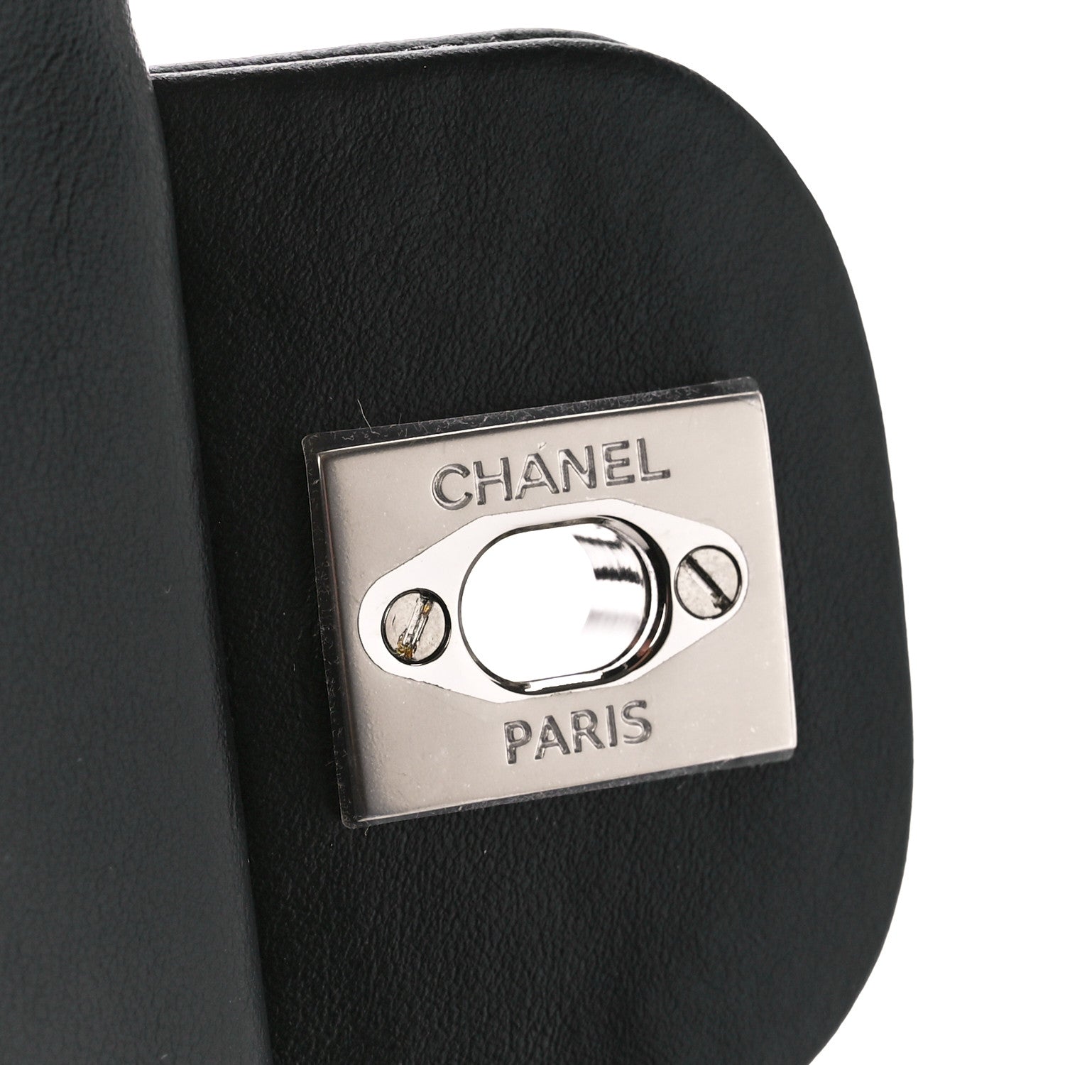 Chanel Calfskin Quilted CC Uniform Flap Belt Bag Black 7 of 13