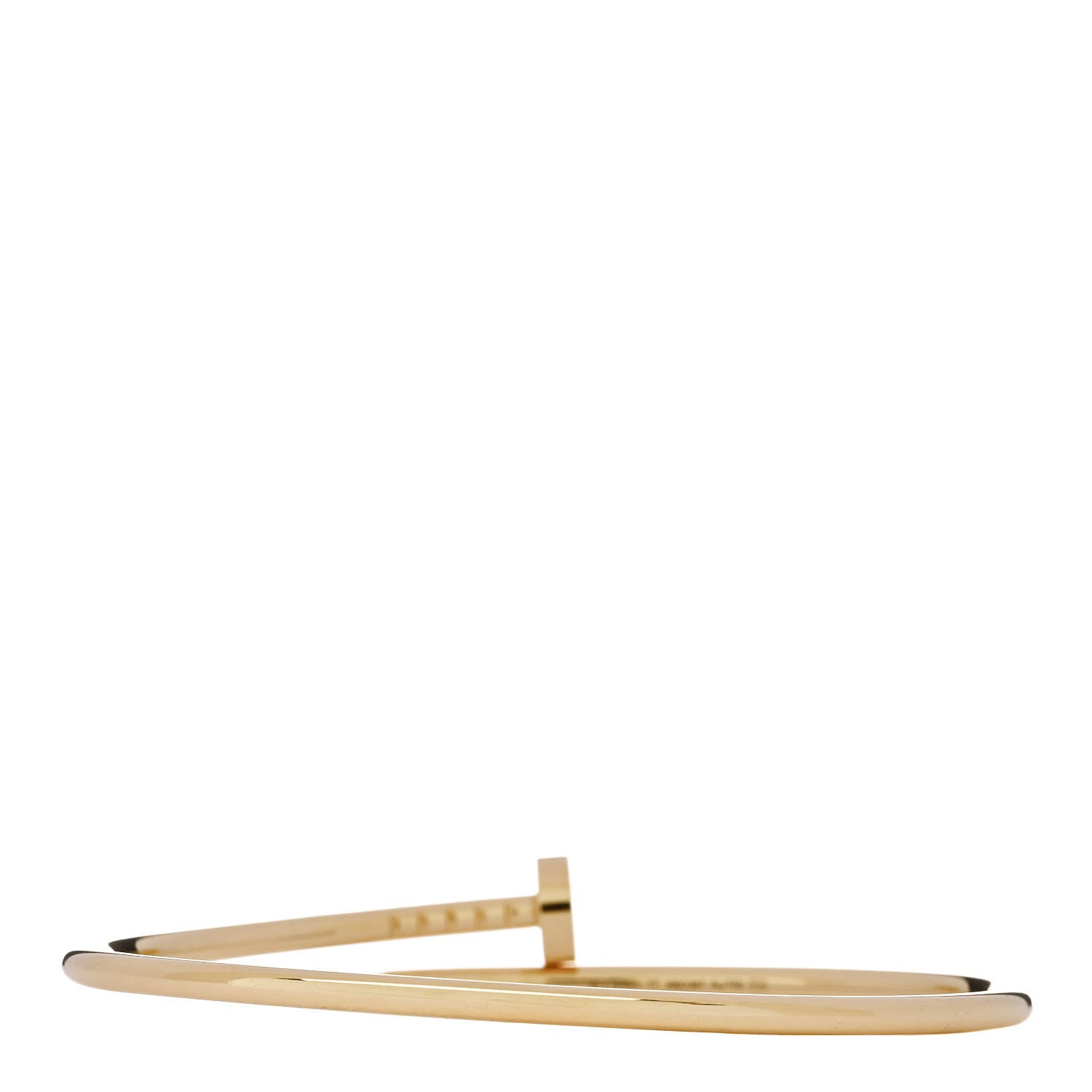 Cartier 18K Yellow Gold Small Juste Un Clou Bracelet 17 2 of 5