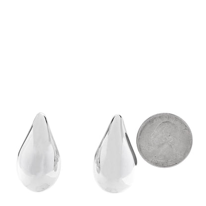 Bottega Veneta Sterling Silver Small Drop Earrings 2 of 5