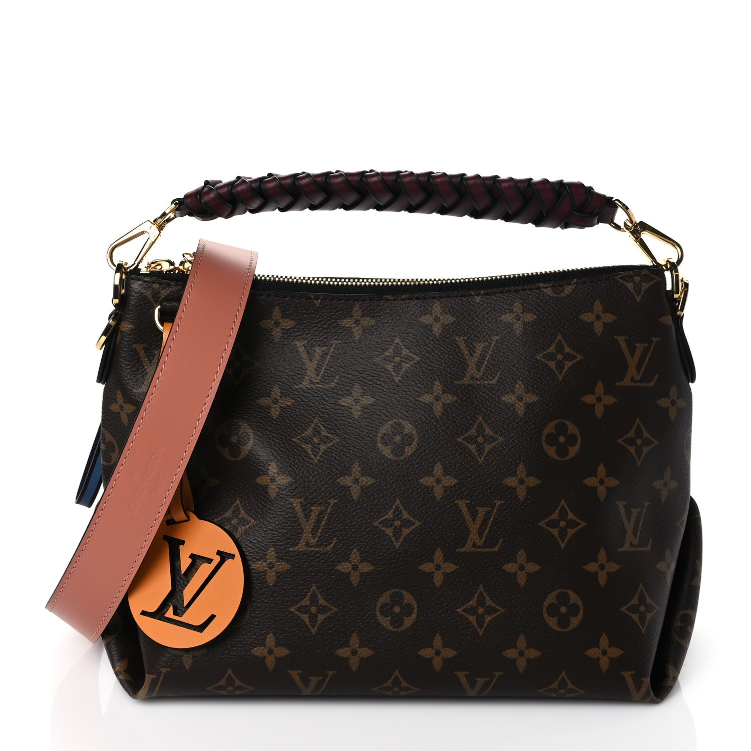 Louis Vuitton Monogram Beaubourg Hobo Mini Bordeaux Red Peach Safran Blue Jean Blue 1 of 9