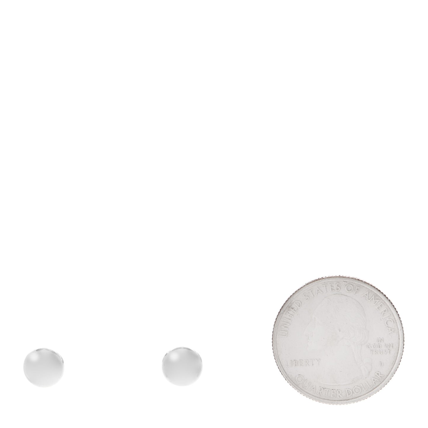 Sterling Silver 8mm HardWear Ball Earrings