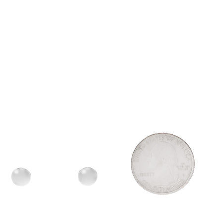 Tiffany Sterling Silver 8mm HardWear Ball Earrings 2 of 4
