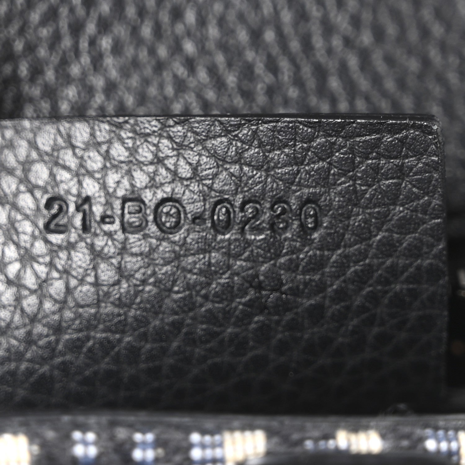Christian Dior Grained Calfskin Oblique Saddle Vertical Messenger Pouch Beige Black 7 of 10