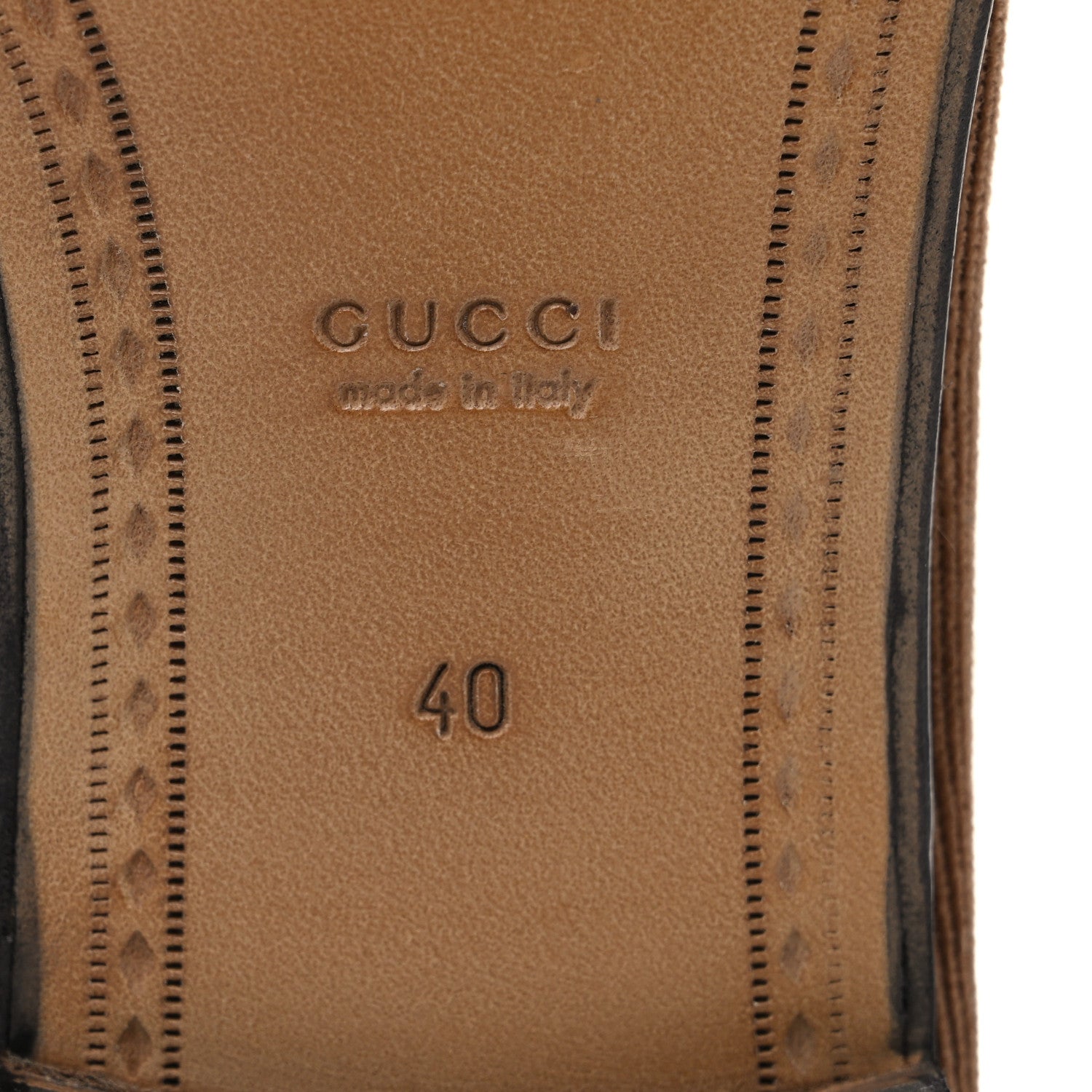 Gucci Corduroy Womens 1953 Horsebit Loafers 40 Velvety Camel 8 of 10