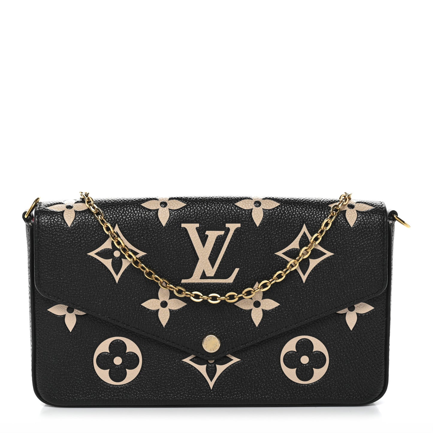 Empreinte Monogram Giant Felicie Pochette Black Beige
