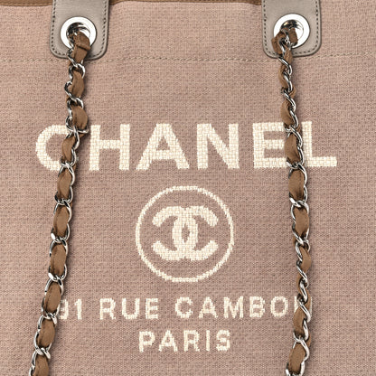 Chanel Canvas Medium Deauville Tote Ecru 8 of 14