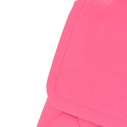 Chanel Iridescent Caviar Quilted Jumbo Double Flap Pink 14 of 16